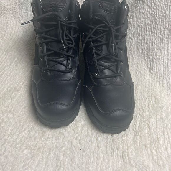 Ace Men’s Boots Black high top lace up boots slip & oil resistant SZ main image 6